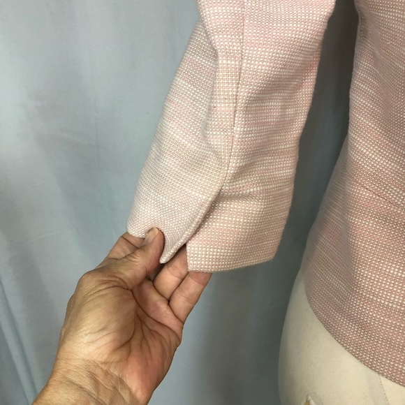 Pendleton Women’s Jacket Tweedy Cropped Fitted 3/4 Sleeve Front Pockets Classic - Picture 9 of 9